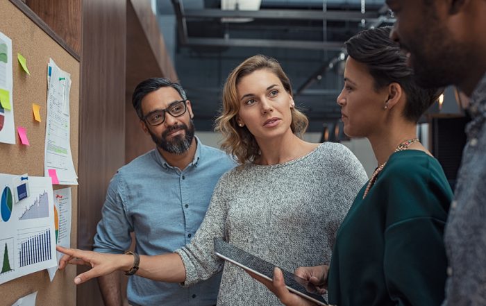 Partner meeting led by female founder